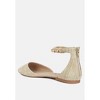 Buqisi Chain Embellished Flat Womens Sandals - 3 of 4