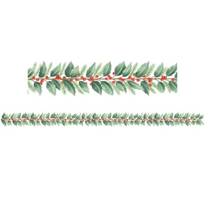 Teacher Created Resources Holly Die-Cut Border Trim, 35 Feet (Pack of 6)