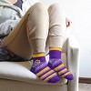 NBA Los Angeles Lakers Multi Stripe Fuzzy Socks - 3 of 3
