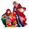 Northlight 17.75" Lighted Holy Family Nativity Scene Christmas Window Silhouette - image 3 of 3