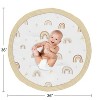 Sweet Jojo Designs Boy, Girl, Unisex/Gender Neutral Baby Tummy Time Playmat Boho Rainbow Neutral Multicolor - 4 of 4