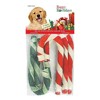 Pet Factory Munchy Christmas Candy Cane with Wrap Rawhide Dog Chew 5pk 6" - 2 of 3