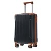 MOEPISY Hardshell Luggage Sets 6 Piece Suitcase Set, Expandable Lightweight Suitcases with Dual Wheels, TSA Lock for Men Women, Black Brown - 4 of 4