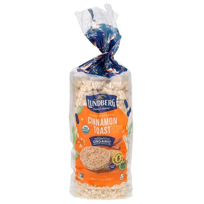 Lundberg Organic Rice Cakes Cinnamon Toast 9.5 oz