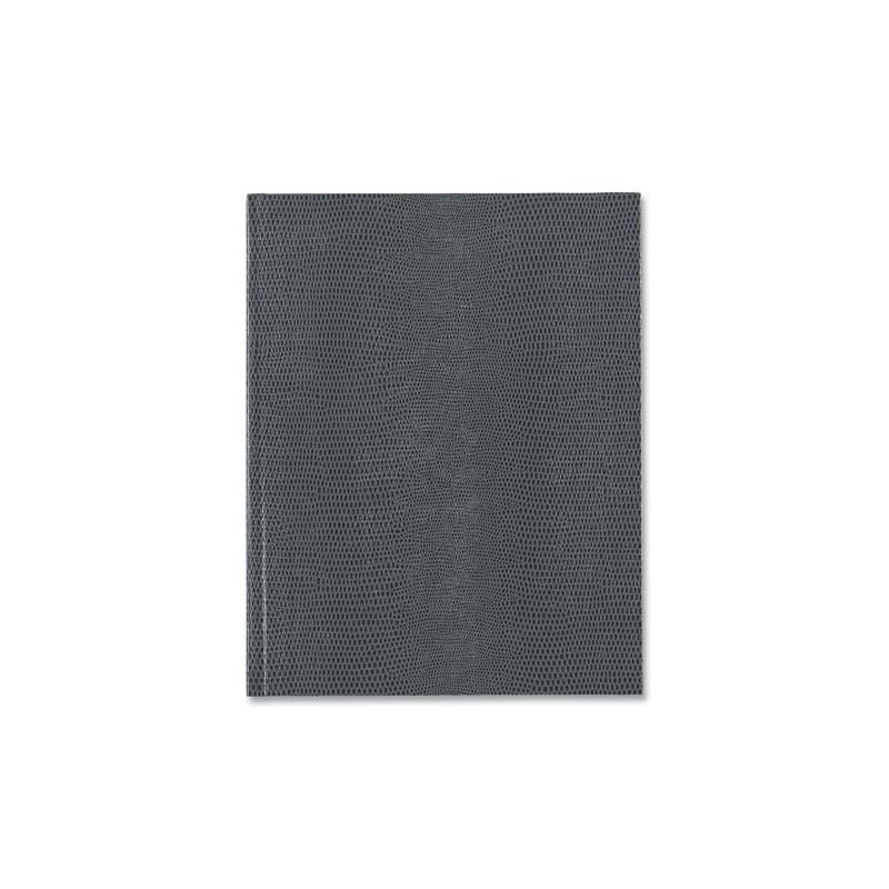 Blueline Executive Notebook with Ribbon Bookmark, 1 Subject, Medium/College Rule, Cool Gray Cover, (75) 10.75 x 8.5 Sheets, 4 of 5