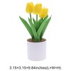 Unique Bargains Artificial Plants Tulip Plastic 3.15"x3.15"x9.84" 1 Pcs - 3 of 4
