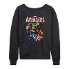 Women's - Marvel - Avengers Cast Lightweight French Terry Wide Neck Long Sleeve Shirt - 2 of 4