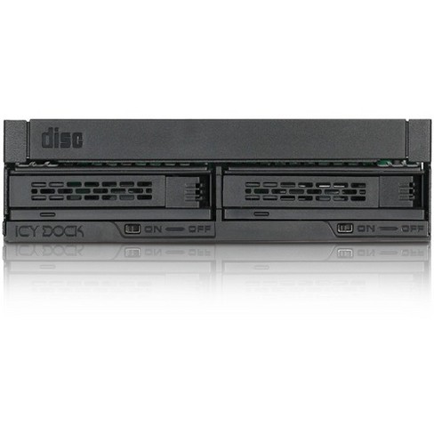 Icy Dock Expresscage Mb732spo B Drive Enclosure For 5 25 6gb S Sas Serial Ata 600 Serial Ata 600 Host Interface Internal Black Target