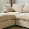 Cloud Sectional Couches for Living Room,100.5" Convertible Love Seat, 3 Seater Modular Sectional Sofa,Deep Seater Furniture Sets - 4 of 4