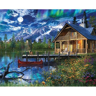 Springbok Moon Cabin Retreat Jigsaw Puzzle 1000pc