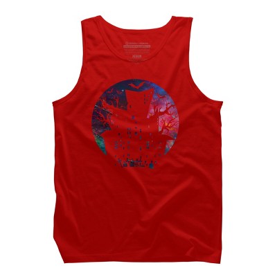 Men's Design By Humans Halloween home By durungkapok Tank Top