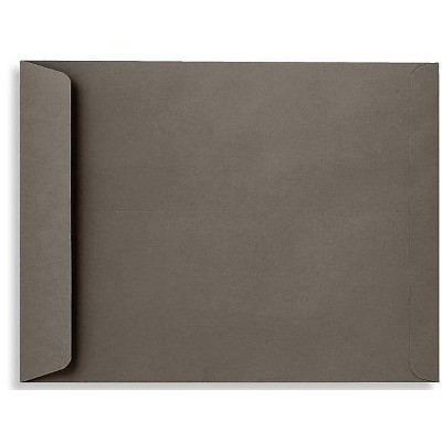 LUX 10" x 13" 80lbs. Open End Envelopes Smoke Gray 50/Pack EX4897-22-50