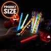 Joyfy 24 Pcs Halloween Glow Sticks, 8 Different Pattern Designs and 6 Colors Hanging Wands for Kids Party Favors Supplies, Glow in the Dark - 3 of 4
