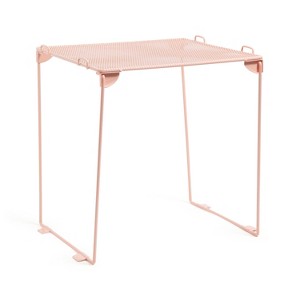 U Brands 12" Mesh Locker Shelf Lucent Dreams Pink - 1 of 4