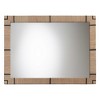 bali & pari Mirai Bohemian Woven Grasscloth Rectangle Accent Mirror - 3 of 4