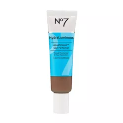 No7 Hydraluminious Aqua Release Skin Perfector Foundation - Dark - 1 fl oz