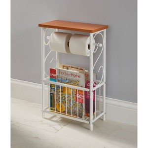 BrylaneHome Scroll Toilet Paper & Magazine Holder - 1 of 1