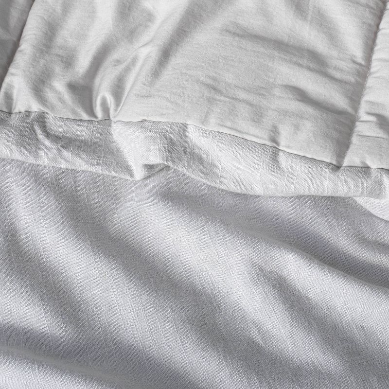 Heavyweight Linen Blend Comforter & Sham Set - Casaluna™, 3 of 15