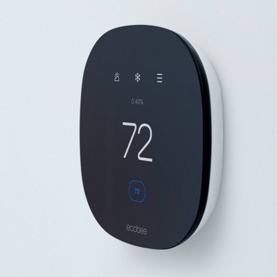 Ecobee Black Programmable Smart Thermostat with Touchscreen