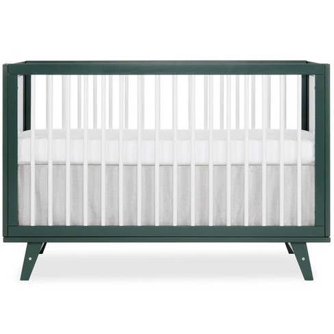 Dream On Me Carter 5 in 1 Full Size Convertible Crib Olive And White Target