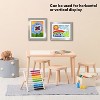 Americanflat Kids Art Frame with shatter-resistant glass - Front opening Wall Display for Artworks - Available in a variety of Colors - 4 of 4
