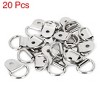 Unique Bargains Car Truck Trailer Cargo RV Boats D Shape Tie Down Anchors Lashing Rings 20 Pcs - 3 of 4