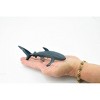 Collectible Wildlife Gifts | Shark, Blue Shark, Museum Quality, Hand Painted, Rubber Fish, Realistic Toy Figure, Model, Gift,    6"    CH264 BB124 - 2 of 4