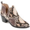 Journee Collection Women's Lola Pull On Stacked Heel Booties - 2 of 4
