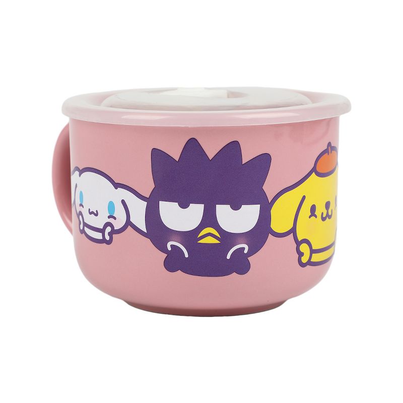 Hello Kitty & Friends 20 Oz Ceramic Soup Mug with Vented Lid, 3 of 7