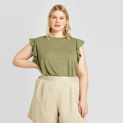 target womens plus size tops