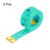 Unique Bargains Flexible Durable Fiber Double Scale Measuring Rulers 3 Pcs - 3 of 4