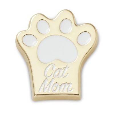 Crocs Jibbitz Gold Cat Mom Paw Shoe Charm | Jibbitz for Crocs