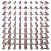 vidaXL Wine Rack in Rustic Brown - Solid Pine Wood Construction for 72 Wine Bottles - Perfect for Kitchen, Dining or Living Room - 4 of 4