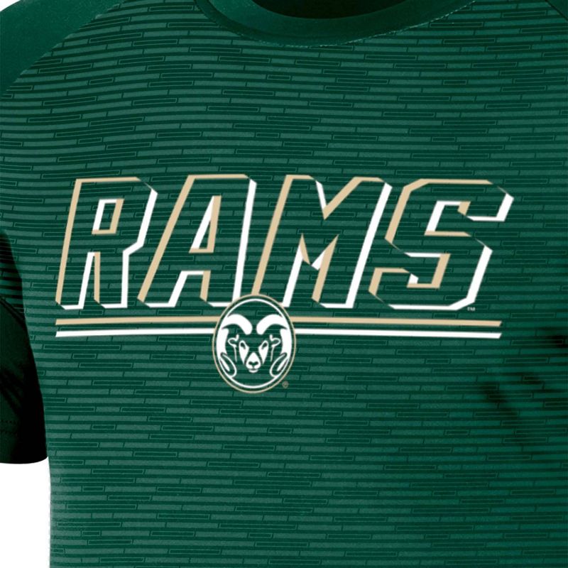 NCAA Colorado State Rams Men&#39;s Poly T-Shirt, 3 of 4