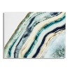 23" x 31" Teal Agate by Amy Lighthall Floating Acrylic Unframed Wall Canvas - Kate & Laurel All Things Decor - 2 of 4