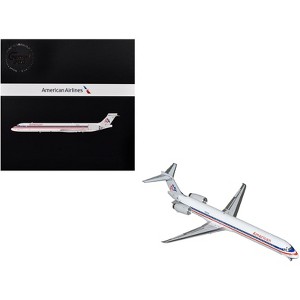 McDonnell Douglas MD-90 Commercial Aircraft "American Airlines" White with Red and Blue 1/200 Diecast Model by GeminiJets - 1 of 3