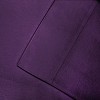 Paisley or Solid Flannel Cotton Deep Pocket Sheet Set by Blue Nile Mills - 3 of 4