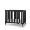 Child Craft London Mini Compact Folding Portable Crib with 2" Crib Mattress & 2 Easy Roll Locking Wheels, Durable Pine Wood Construction - 4 of 4