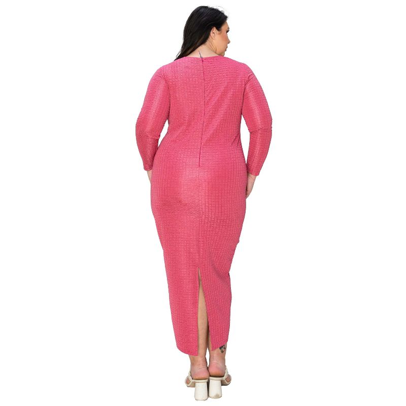 L I V D Women's Kylo Textured Bodycon Dress, 3 of 4