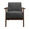 NicBex Accent Chair Velvet Upholstered Living Room Chair Comfy Chair Lounge Chair Armchair for Reading Room, Bedroom - 2 of 4