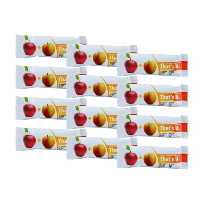 That's It Apple and Apricot Fruit Bar - 12 bars, 1.2 oz, 1 of 5