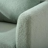 Racxily Modern Fabric Accent Chair Upholstered Chair with Pillow,Mid Century Style, Circle Fleece,for Living Room/Bedroom,Anti-Slip Footpad - 4 of 4