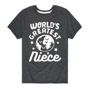 Boys' - Instant Message - World's Greatest Niece Short Sleeve Graphic T-Shirt - 1 of 4