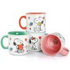 Peanuts Mothers Love 4 Piece 21 Ounce Camper Mug Set in Assorted Designs - 4 of 4