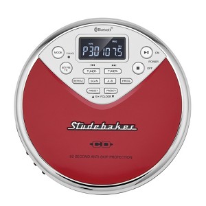 Studebaker MP3 CD Player with Bluetooth Radio and Rechargeable Battery - 1 of 4