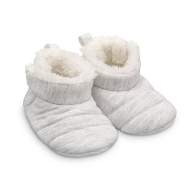 Image of Carter's Just One You® Baby Construction Slippers and Boots - Gray 3-6M