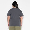 Women's Salem Boyfriend Short Sleeve Graphic T-Shirt - Gray - 3 of 3