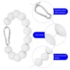 Unique Bargains Stainless Steel Indoor Outdoor Durable Flag Pole Beaded Retainer Ring 1 Pc - 3 of 4