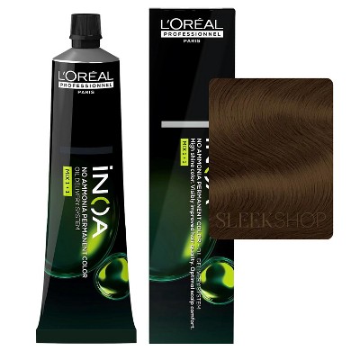 L'Oreal Pro iNOA Coloration Ammonia-Free Permanent Hair Color Dye  - Multicolored Loreal Haircolor Cream