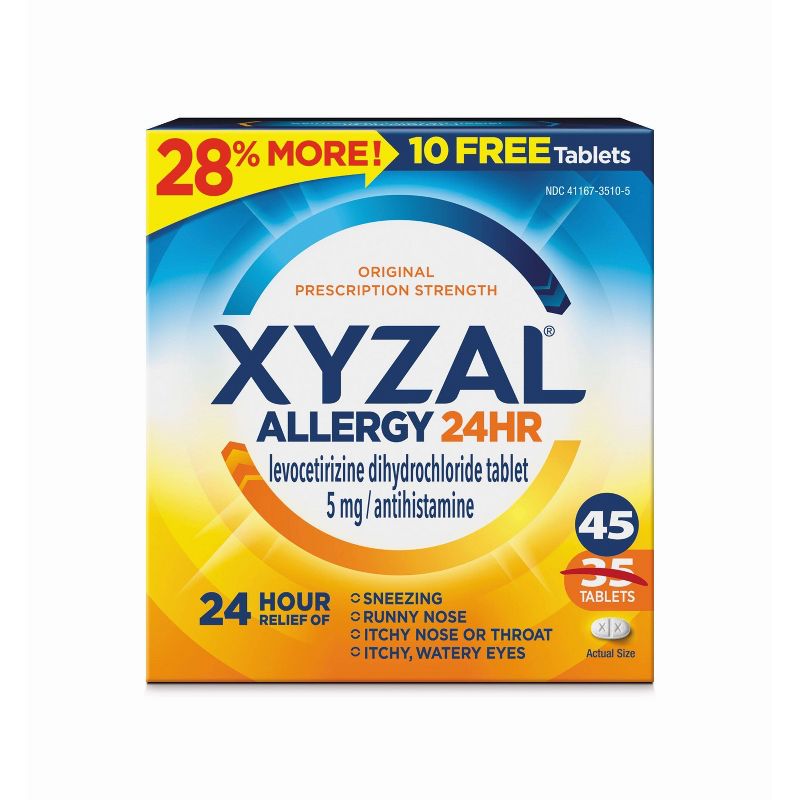 Xyzal&#168; Allergy Relief Tablets - Levocetirizine, 1 of 11